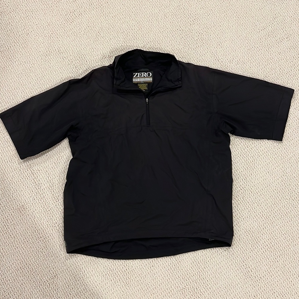 Zero Restriction Short-Sleeve 1/4 Zip Wind Jacket